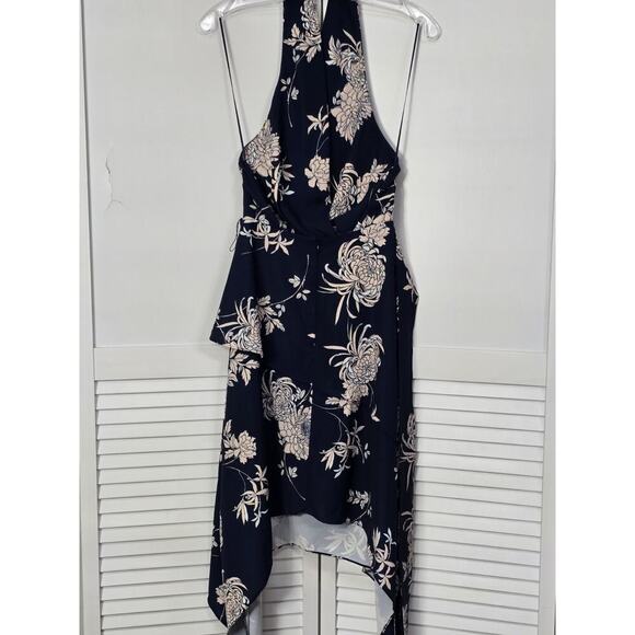 Keepsake The Label No Limits Dress Bloom Print Size XSMALL Navy Blue Floral - Picture 6 of 7